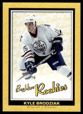 2005-06 Upper Deck Beehive YELLOW Kyle Brodziak Rookie Edmonton Oilers #164