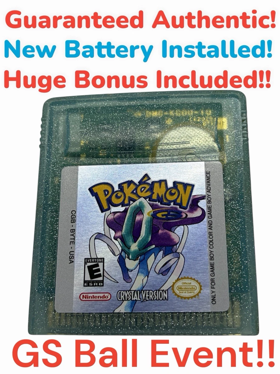 Pokémon: Crystal Version NTSC-U/C (US/CA) Video Games for sale - eBay