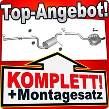 Auspuff für SKODA OCTAVIA 1.6 102PS 2004-2008 Auspuffanlage