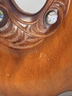 Hand Carved NZ Maori Te Matau A Maui Fish Hook Paua Shell Wall Art New Zealand — photo 8