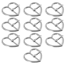 10 Pcs Single Prong Strap Buckle Girls Western Belt Hardware Buckles