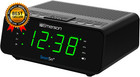 Smartset Dual Alarm Clock Radio with AM/FM Radio Dimmer Sleep Timer and .9" LED