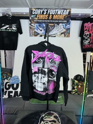 Evil Vice Men's Large Come Find Your Vice Black And Pink Hoodie