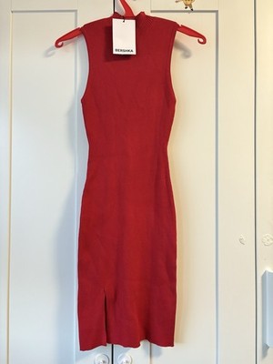 Bershka Damenkleid rote Große S