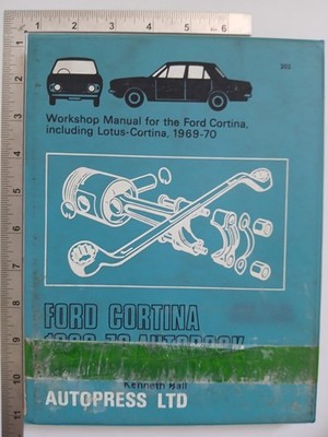 Ford Cortina 1969-70 Autobook Kenneth Ball 1972 Hardback Autopress Ltd
