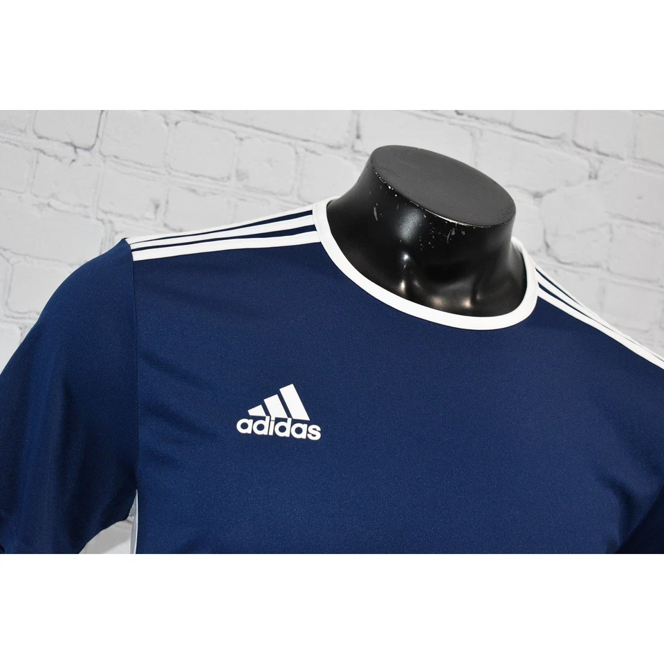 Camiseta deportiva Adidas de gimnasio para hombre talla mediana de fútbol AeroReady poliéster rendimiento Foto 3 de 4
