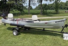 Vintage 1955 Grumman Sport Boat With 2013 5hp Mercury 4 Stroke Motor