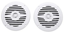 Rockville MS525W 5.25" 400W Marine Boat Speakers 4 Ohm, 5.25 inch, White