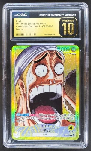 2025 ONE PIECE JP ENEL LEADER OP05-098 CGC 10 PRISTINE D PT