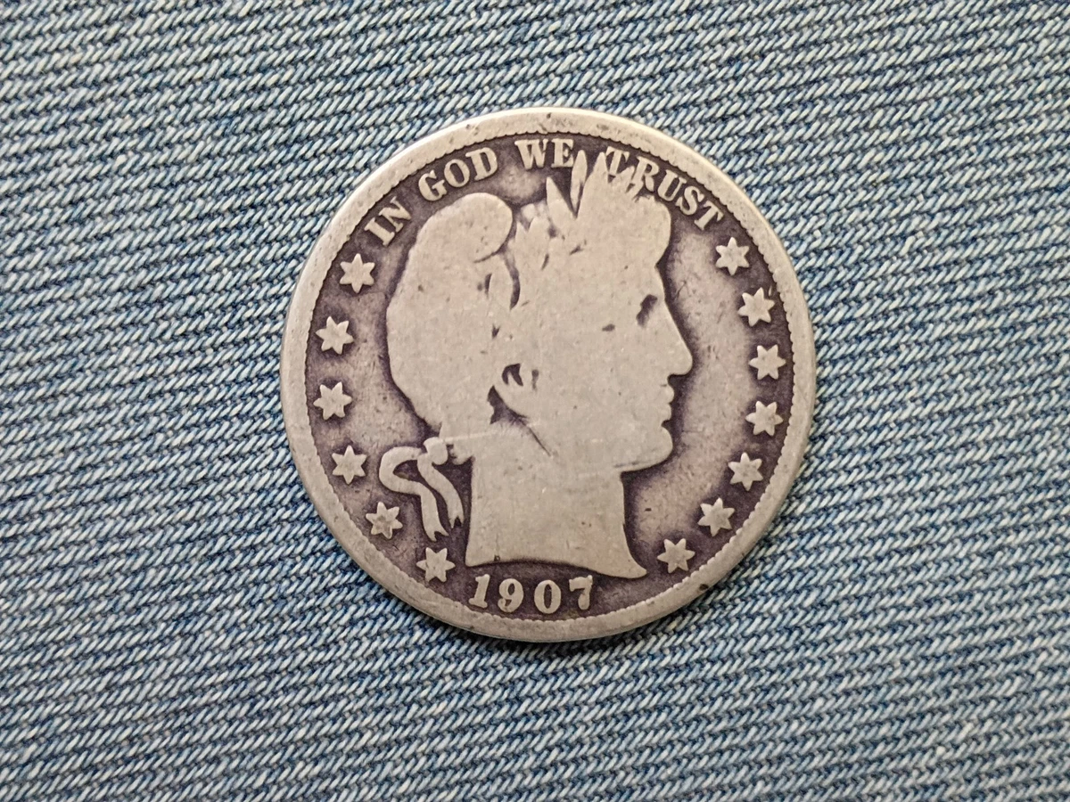 K*i様 1907年 アメリカ バーバー ハーフダラー 4枚セット 1907 Year Barber Half Dollars (1892-1915) for sale | eBay