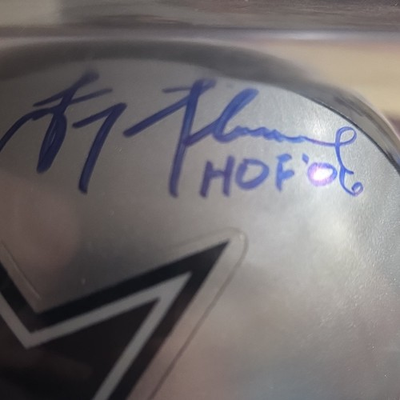 #ad Troy Aikman Signed Autographed Football Mini Helmet $299.00