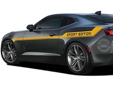 Graphics Waist Line Stripe Sticker For Chevrolet Camaro Coupe Car Side Decals Graphics Waist Line Stripe Sticker For Chevrolet Camaro Coupe Car Side Decals
