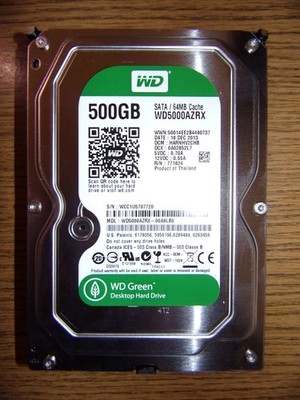 Western Digital Green WD5000AZRX SATA600 - 500 GB