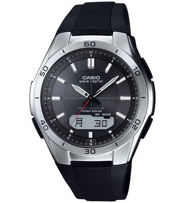CASIO WAVE CEPTOR WVA-M640-1AJF Black Tough Solar Men's Watch