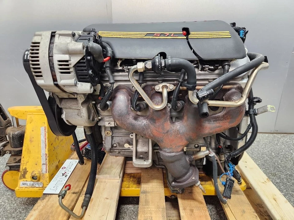 2000 C5 Corvette 5.7L LS1 Engine Liftout Complete 84k Miles Run Video Foto 4 de 4