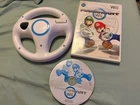 Mario Kart Wii Nintendo Wii With Wheel Bundle Cib Tested Working