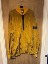 Stone Island Giacca Uomo Nylon Metallo Smock Taglia 3XL PTP27 Giallo Rara