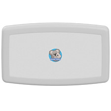 Surface-Mounted Horizontal Baby Changing Station, Model KB300-05 White Granite