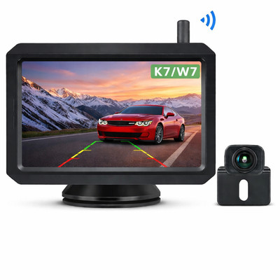 K7 / W7, Digital Rückfahrkamera Set , 5''Monitor Wasserdicht IP68