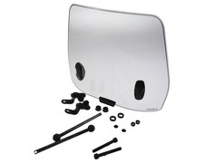 Windschild PUIG Trafic smoke passt für Aprilia SportCity One 50-125 2T/4T Roller