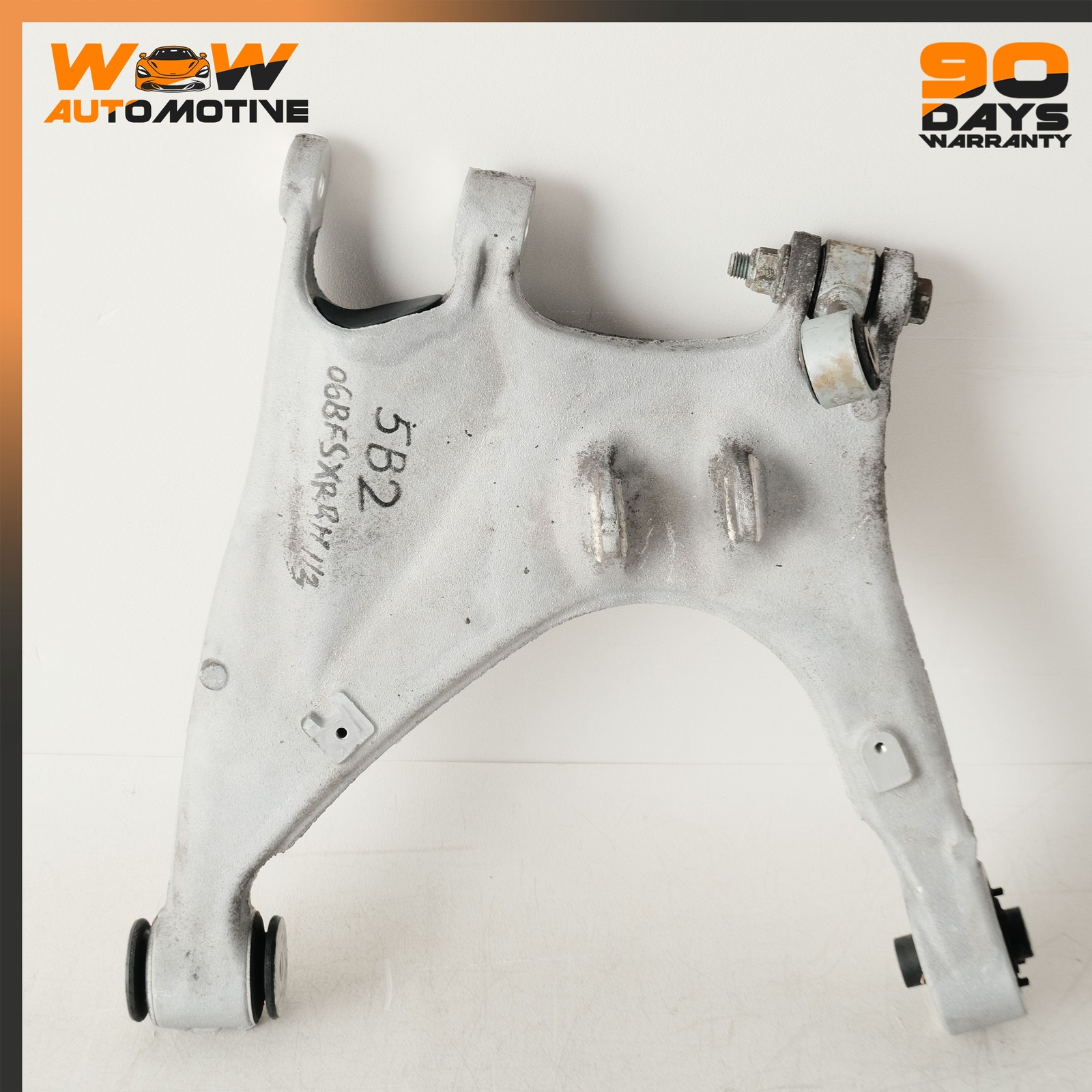 04-13 BENTLEY CONTINENTAL FLYING SPUR REAR RIGHT SUSPENSION CONTROL ARM SET OEM