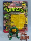 1988 MICHAELANGELO Loose Complete WITH 10 back card Ninja Turtles VINTAGE TMNT