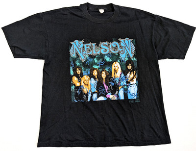 Vintage Nelson Band T-Shirt Mens XL After The Rain Tour Winterland RARE 1991 90s