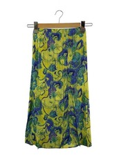 Womens PLEATS PLEASE PLEATS PLEASE ISSEY MIYAKE Long Skirt 1 Polyester Yellow Al
