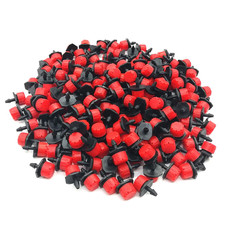 100Pcs 360 Degree Adjustable Irrigation Drippers Sprinklers, 1/4 Inch Emitters