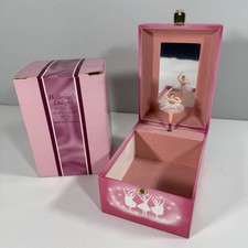 Vintage Musical Jewellery Box Pink Ballerina’s Delight Ballet Willmotts Boxed