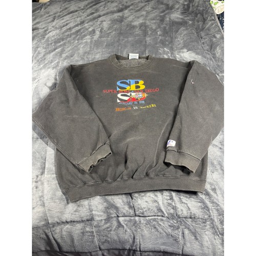 Vintage 1998 Super Bowl XXXII Sweatshirt Logo Athletic Broncos Packers