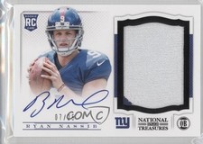 2013 Panini National Treasures Century Black 7/25 Ryan Nassib #232 Auto 3s5