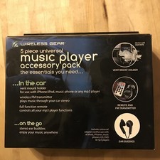 Wireless Gear 5 Piece Universal Music Player Accessory Pack Model KIT912 