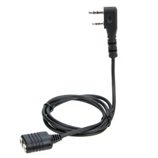 Microphone Headset Extension Cable 3.28ft K Plug for Kenwood Baofeng WOUXUN TYT