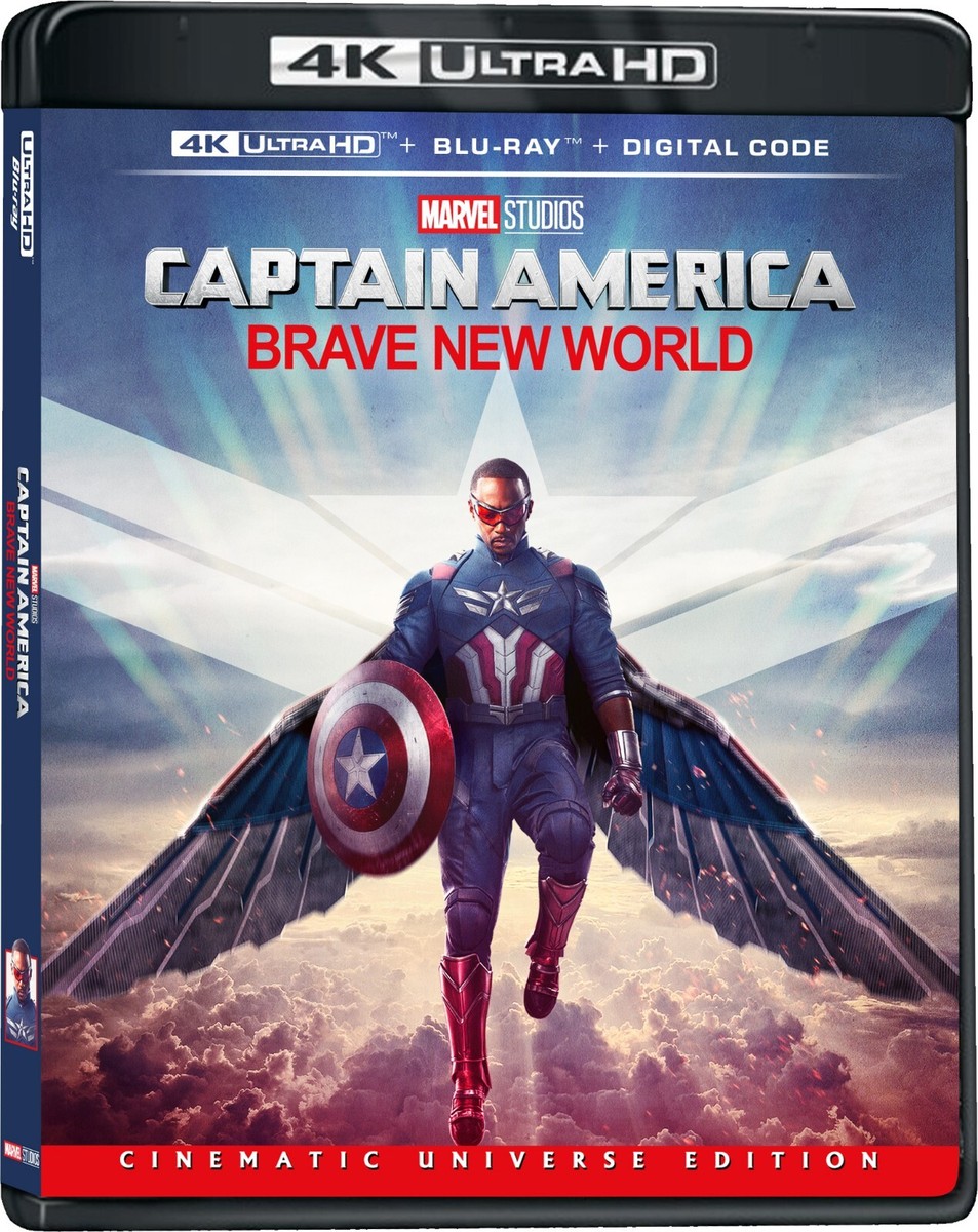 Captain America: Brave New World 2 Disc Ultra 4k Blu-ray Set w