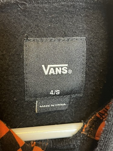 Vans Little Kids Halloween Hoodie 4 Small Pre Owned - Picture 3 of 6