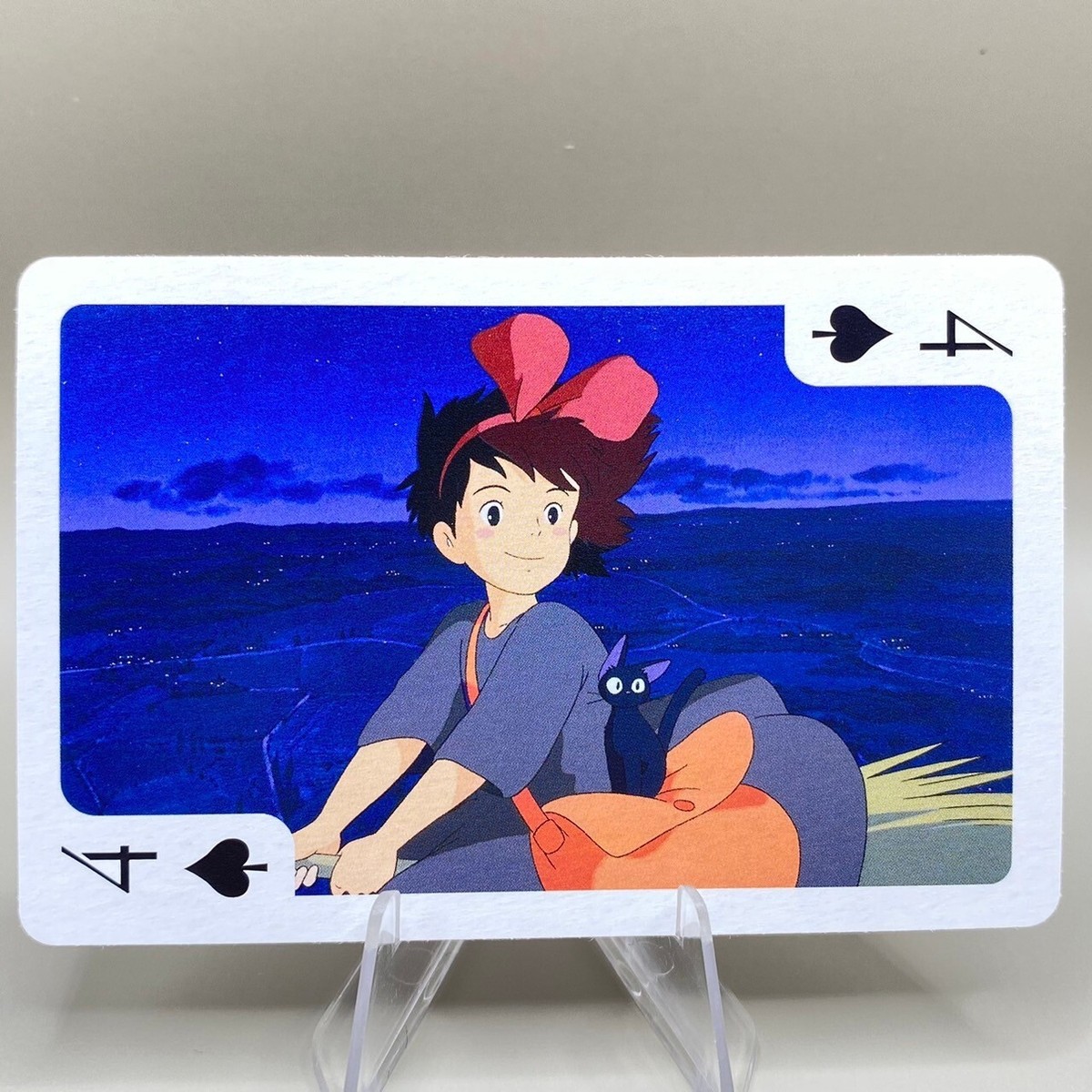 ゲームセンター・ゲームカード KIKI Kiki's Delivery Service Playing Cards Rare Studio Ghibli Movie