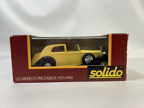 New Age D’or Solido Rolls Royce 71 Yellow Diecast Vehicle Car Model 1939 - Picture 2 of 10