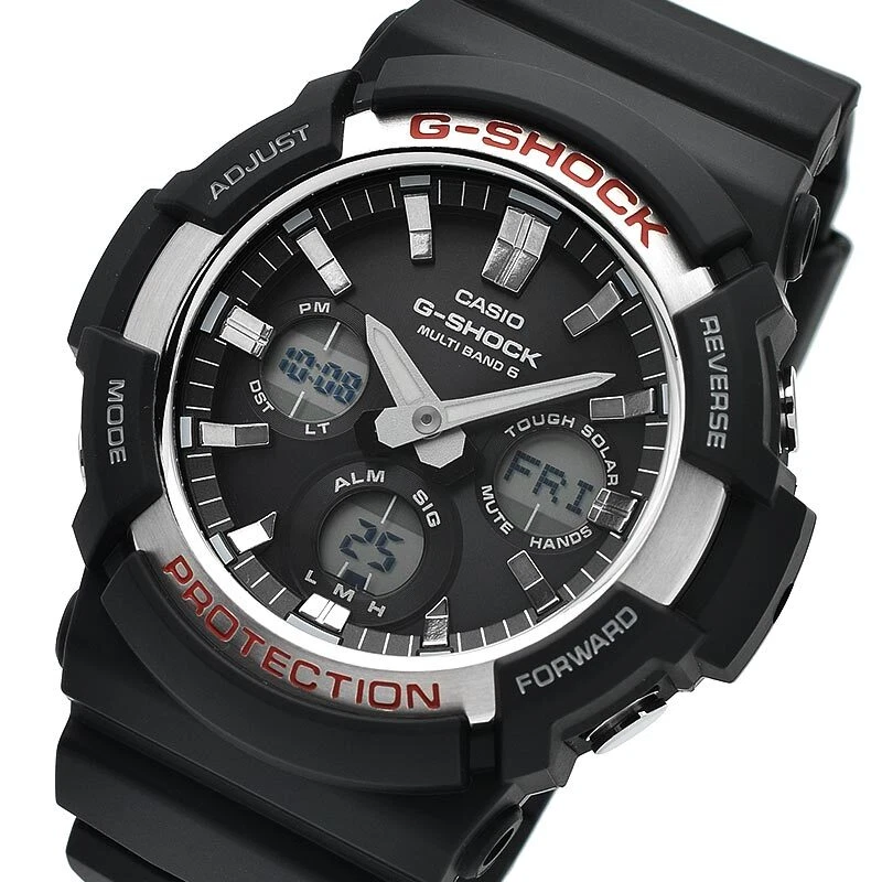 Watch GAW-100-1AJF Black Digital Analog | G-SHOCK eBay Solar Radio CASIO