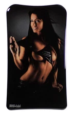 Tank pad 3D motorcycle sticker sexy girl black scratch protection tank protec...