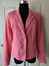 Metaphor Women's Blazer size Small Coral Pre-owned
