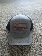 Black Flag Arsenal Leather Patch Snapback Mes...