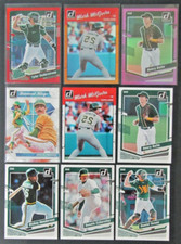 2023 Donruss Baseball Lot of 9 OAKLAND ATHLETICS TYLER SODERSTROM MARK McGWIRE +
