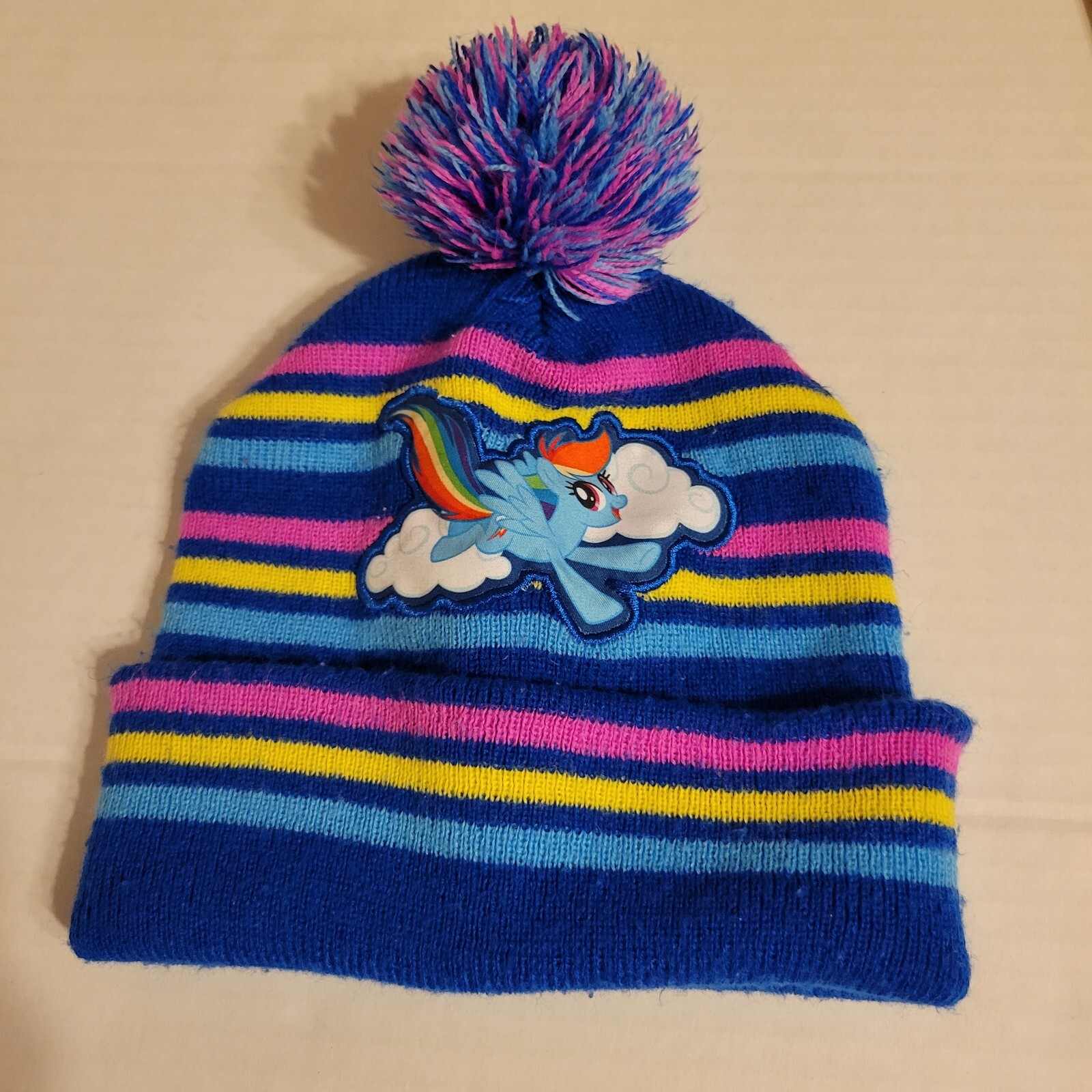Berretto berretto cruscotto arcobaleno My Little Pony giovane multicolore