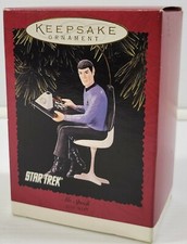 P Vintage 1996 Star Trek Hallmark Keepsake Christmas Ornament Mr. Spock