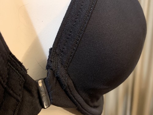 Warners 34B Nylon Black Bra Underwire Intimate lingerie NWOT - Picture 4 of 9
