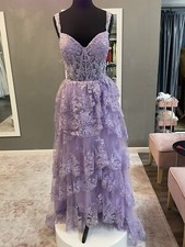 prom formal gown Sz 14 Lilac