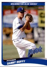 2009 Wilmington Blue Rocks Choice 6 Danny Duffy Goleta Lompoc California CA Card