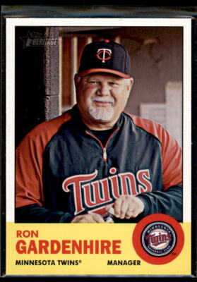 2012 Topps Heritage Ron Gardenhire #125 Minnesota Twins   MGR