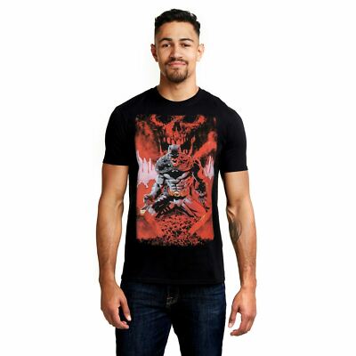 Offizielles DC Comics Herren Batman Grave T-Shirt schwarz S-XXL